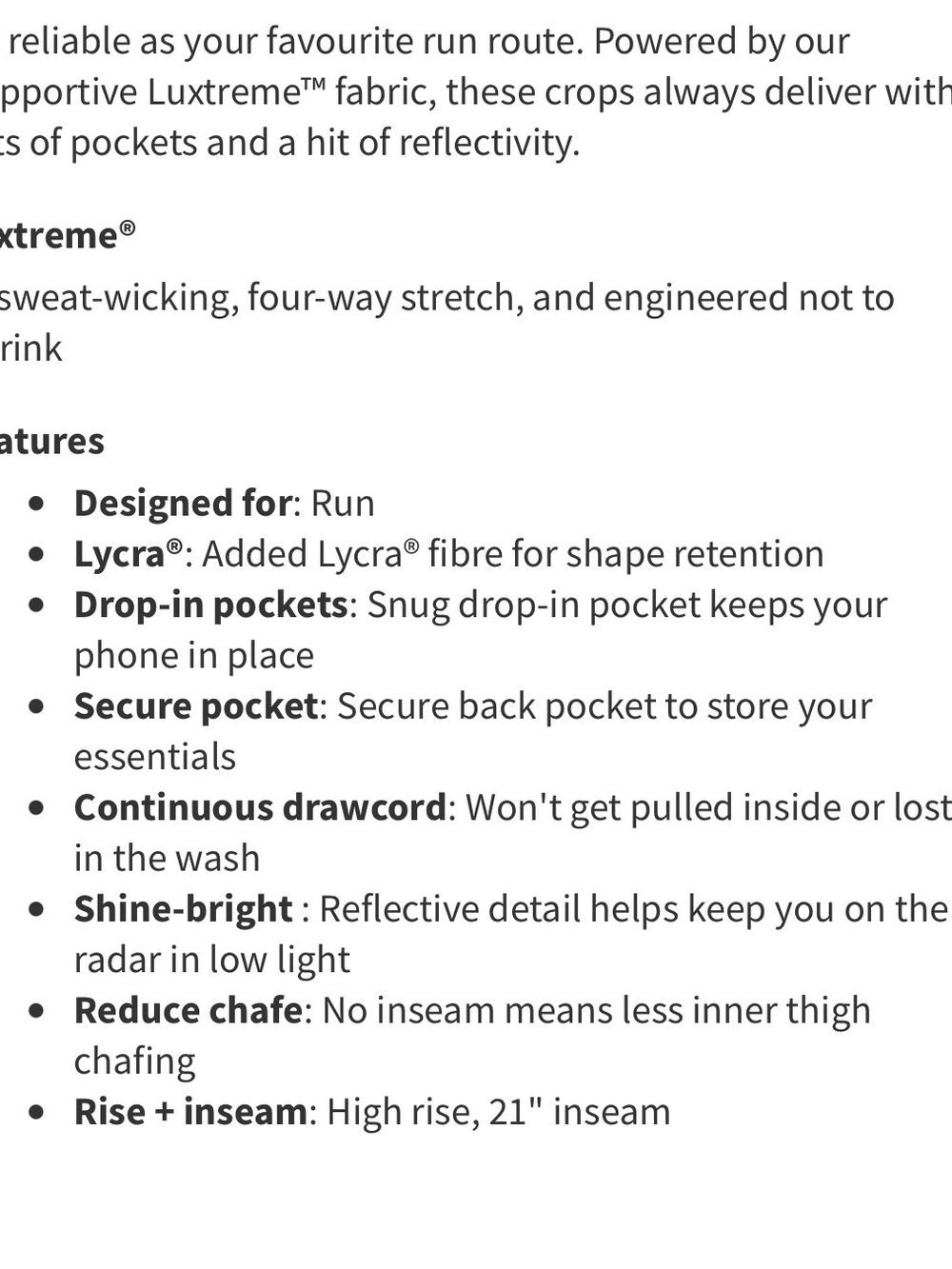 Lululemon Swift Speed High Rise Crops - Picture 6 of 6